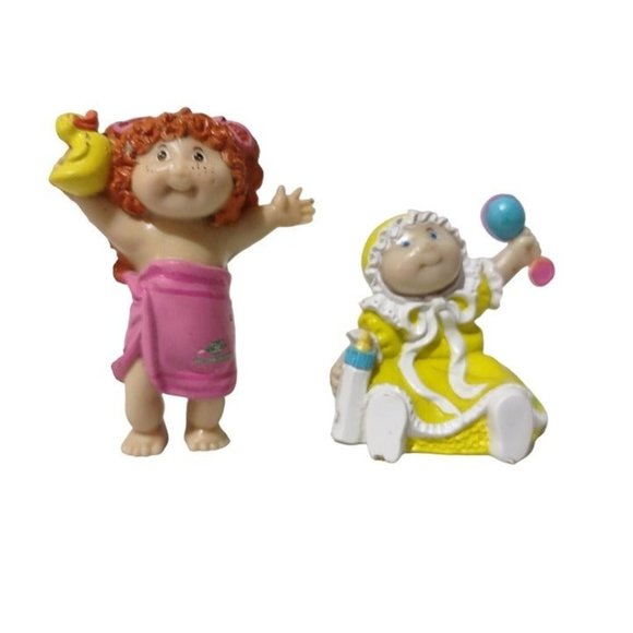 Cabbage Patch Other - VTG Cabbage Patch Kids pvc rubber plastic lot 2 bath time Beth & yellow baby